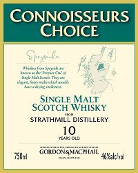 STRATHMILL SCOTCH SINGLE MALT 10 YEAR BY GORDON & MACPHAIL 750 ML (6)