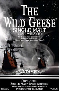 WILD GEESE IRISH WHISKY SINGLE MALT 750 ML (6)