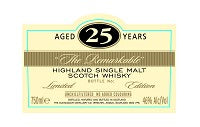 GLENCADAM SCOTCH SINGLE MALT 25 YEAR THE REMARKABLE 750 ML (4)
