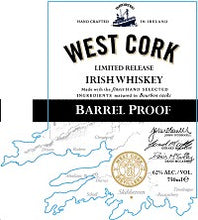 Load image into Gallery viewer, WEST CORK IRISH WHISKEY BARREL PROOF 750 ML (6)