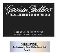 Load image into Gallery viewer, GARRISON BROTHERS BOURBON SINGLE BARREL 750 ML (6)