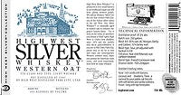 Load image into Gallery viewer, HIGH WEST WHISKEY SILVER WESTERN OAT 750 ML (6)