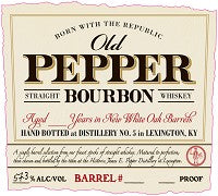 OLD PEPPER BOURBON SINGLE BARREL 10 YEAR 750 ML (6)