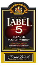 Load image into Gallery viewer, LABEL 5 SCOTCH CLASSIC BLACK 1 L (12)