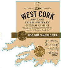 Load image into Gallery viewer, WEST CORK IRISH WHISKEY GLENGARRIFF SERIES BOG OAK CHARRED CASK 750 ML (6)