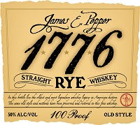 JAMES E. PEPPER 1776 RYE WHISKEY 750 ML (6)